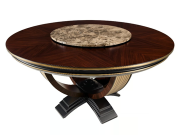 OLIVER - Round table with Lazy Susan by A.R. Arredamenti - view 2